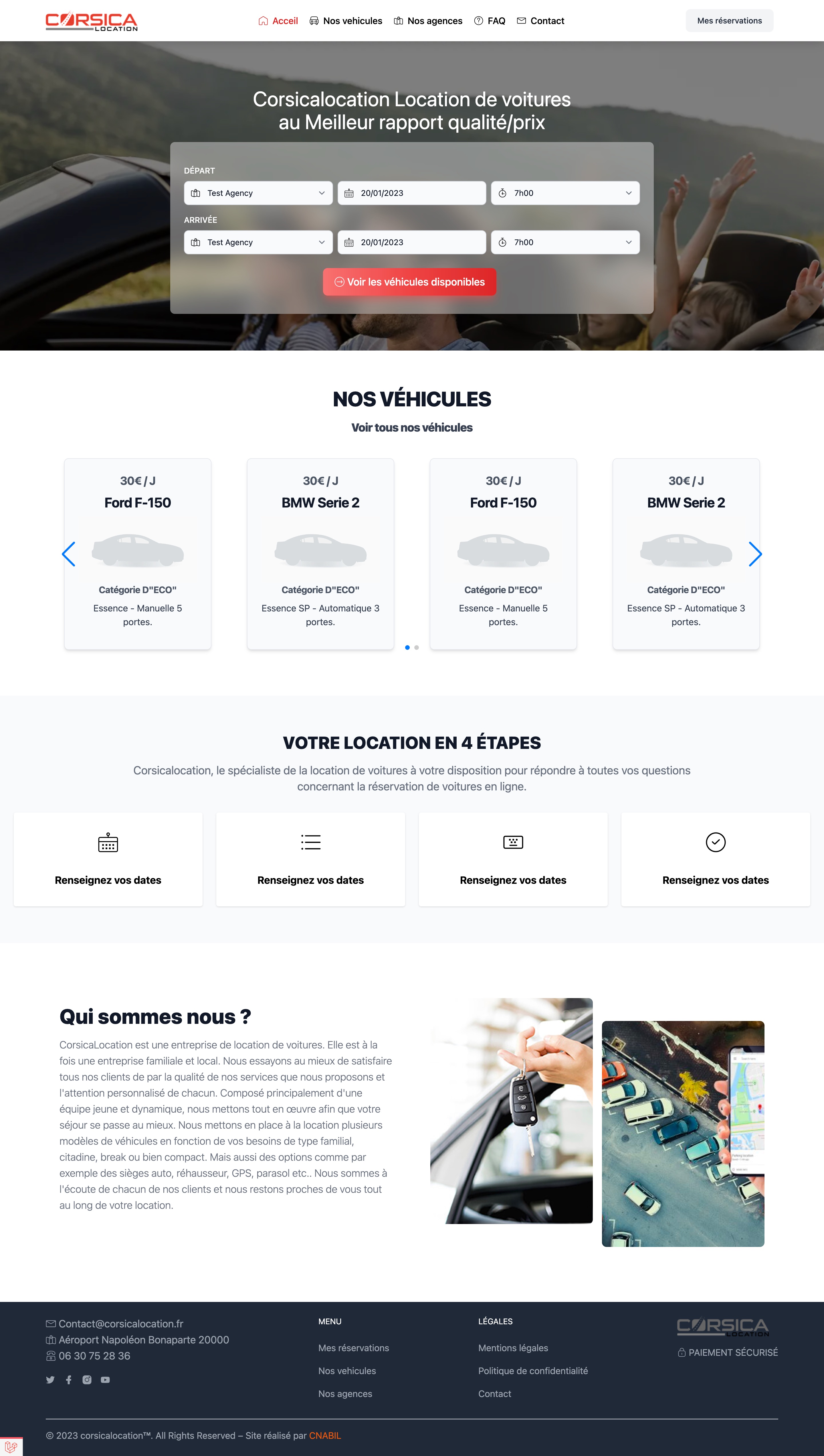 Corsica Location - Vacation Rental Platform Screenshot 1