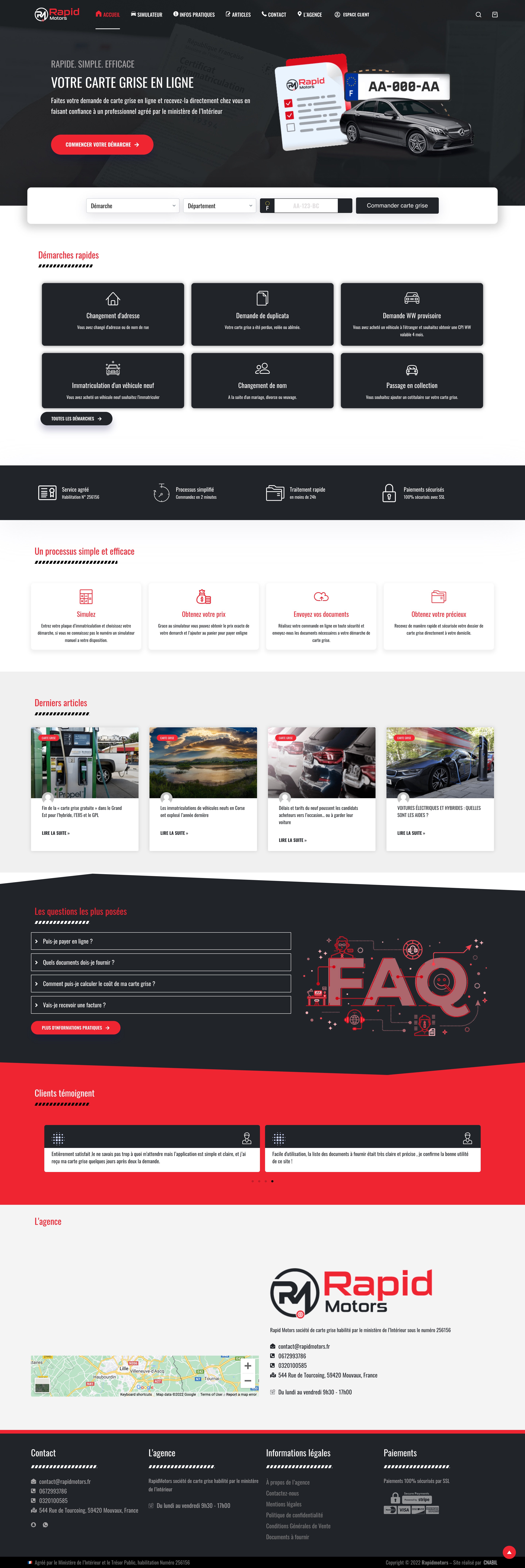Rapid Motors - E-Commerce Online vehicle registration Screenshot 1